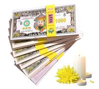 Fenayuu Denaro degli Antenati - Offerte Sacrificali,Note Bancarie Inferno Forniture Sacrificali per La Festa di Qingming Il Giorno a Pulizia e Tombe E La Festa dei Fantasmi