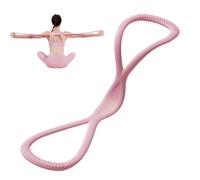 Fenayuu Fasce Elastiche Con Maniglie - Bande di Stretching in Silicone a Figura 8 - Attrezzo Fitness Per Gambe Braccia Petto Casa Yoga