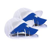 Fenayuu Gabbia per bucato a cappello, 2 pezzi, per lavatrice, protezione per il lavaggio dei cappelli, con sacchetto in rete, per la biancheria, per lavatrice