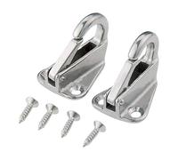 Fenayuu Ganci A Muro In Acciaio Inox, Gancio Pesante Marino con Moschettone a Molla, Accessori Per Fibbie Di Barca E Hardware Di Sicurezza Per Ambienti Come Cucina, Bagno, Doccia, Garage,