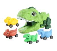 Fenayuu Giocattolo Auto Dinosauro, Modello Veicolo Dinosauro con Inerzia e Scivolamento, Modello Auto Interattivo, Regalo per Bambini di Compleanno Capodanno Natale Festa Toddler Ragazzi Ragazze