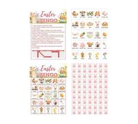 Fenayuu Giochi Di Carte Pasquali Dedicati Ai Bambini - Set Da Tavolo 24 Pezzi Per Raduni | Giochi Di Carte Divertenti,per Intrattenimento in Famiglia, Scuola, Casa, Sociale, Viaggio e Vacanza