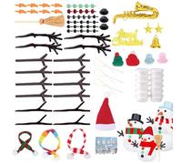 Fenayuu Kit di Argilla per Bambini - Pasta Modellabile Pupazzo di Neve,Gioco Interattivo Sviluppo Abilità Bambini Casa Libero Ragazzo Ragazza Scuola