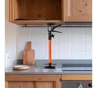Fenayuu Martinetto per Mobile,Regolo Regolabile 48-114 Cm | Livellamento Sollevamento 30 Chili Asta Elevatrice Antifatica Per Pannelli Wc Porte Frigorifero Divani
