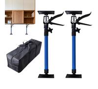 Fenayuu Martinetto Sollevamento Ante - Regolo Regolabile 48-114 Cm - Livellamento Sollevamento 30 Chili Asta Elevatrice Antifatica Per Pannelli Wc Porte Frigorifero Divani