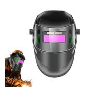 Fenayuu Maschera da Saldatore con Oscuramento Automatico,Protezione Professionale per Saldatura | Scudo Facciale per Costruzioni Manutenzione Industriale Scultura Riparazioni Attrezzi