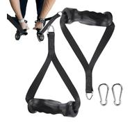 Fenayuu Palestra da palestra, impugnatura antiscivolo per allenamento della forza, impugnatura a D, per telaio della porta, palestra, cavo per la casa, per uomo e per pilates