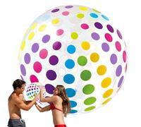 Fenayuu Palle da Spiaggia per Piscina,Giocattolo Da Gioco All'aperto Gonfiabile - Palla Resistente Portatile 40cm Per Sabbia Piscina Feste Allenamento Scuola Cortile Parco Sport