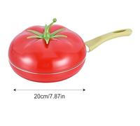 Fenayuu Pentola Da Salsa Con Coperchio - Pentola Per Salsa Di Verdura E Frutta - Cocotte Per Pomodoro Con Coperchio | Per Piano Di Cottura A Induzione, Cottura Latte, Zuppa, Spaghetti, Frittura,