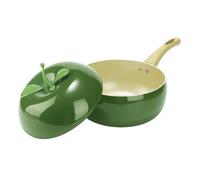 Fenayuu Pentola Da Salsa Con Coperchio - Pentola Per Salsa Di Verdura E Frutta - Padella Con Coperchio,Per Piano Di Cottura A Induzione, Cottura Latte, Zuppa, Spaghetti, Frittura, Sobollimento, Cucina