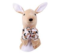 Fenayuu Puppet a mano, burattini per mano animale | Puppet a mano animale con suoni e azione di boxe | Bambola di peluche di peluche educativa per l'insegnamento in età prescolare