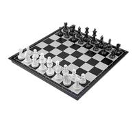 Fenayuu Scacchi Da Viaggio, Scacchiera Portatile Magnetica, Scacchiera Pieghevole per Apprendimento Scacchi adatta per Casa Torneo Esterno Principianti Campeggio e Adulti