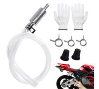 Fenayuu Set di sfiato del liquido dei freni, per moto, per lo scarico del liquido dei freni, universale, per officina, moto, auto e furgoni