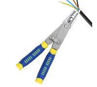 Fenayuu Spelafili Elettrici - Attrezzo Per Riparazioni Elettriche - Attrezzatura Elettricista Multifunzione Ripiegabile per Lavori Crimpatura Riparazioni Taglio di Precisione