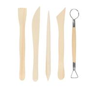 Fenayuu Strumenti per l'argilla, Set di Strumenti per scolpire l'argilla in Ceramica | per Kit di Forniture in Legno per Scultura in Argilla Ceramica - Set di Strumenti per intagliare
