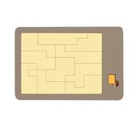 Fenayuu Tangram Puzzle, Legno Geometrico Gioco Da Tavolo Educativo, Viaggio Tangram Puzzle Per Giornaliero Famiglia Allenamento Cervello Bambini Adulti Lavoro Uffici