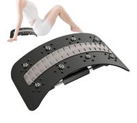 Fenayuu Tavola lombare | Supporto lombare regolabile con massaggiatore magnetico - Dispositivo di dilatazione della colonna vertebrale massaggiatore per viaggi, ufficio, camera da letto, appartamento