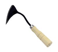 Fenayuu Zappa da Giardino | Zappa con Manico in Legno | Diserbante Esterno Dissodatore Di Radici Verticale Per Agricoltura Serra Trapianto Coltivazione Lavorazione Del Terreno Giardino Cortile