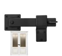 Fence Gate Latch - Carbon Steel 360 Degree Rotatable Lock, Universal Barn Door Fastening Hardware, Heavy Duty Security Closure Device, Durable Outdoor Gate Catch | Sheep Pens, Stables, Ranch, Farm