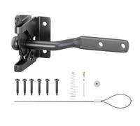 Fence Lock - Barra Dei Pneumatici | Robusto Bar Per Obiettivi Per Porte In Legno | Scheda Porta Di Sicurezza Per L'area Esterna, Metallo, Legno, Fattoria, Piscina, Bilance, Fattoria, Fienile,