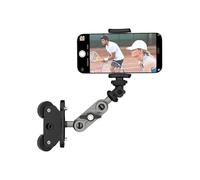 Fence Mount - Aluminum Alloy Smartphone Bracket Holder, Action Camera Fence Post Mount for Recording Softball Badminton Baseball Games | Athletic Competition Video, Team Practice Recording, Parent