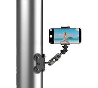 Fence Mount - Aluminum Alloy, Universal Size Smartphone Cradle Stable Phone Holder - Magnetic Secure Grip And Portable Design, Fence Post Phone Mount For Baseball, Softball, Badminton, Football