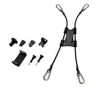 Fence Mount For Action Camera Da Catena Collegamento Fence Backstop Registrazione Monte Per Softball/baseball/gioco Da Tennis/paddle Board Sport Detentore Della Fotocamera Sportiva Regolabile