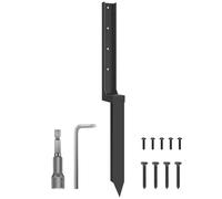 Fence Post Repair Spike, Ground Replacement, 15,2 pollici Adorable Metal Spikes for Quick Fence Fixing, Lawn Post Straightener, Outdoor Fences Stabilizer