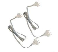 Fencing Epee Body Cord Set 2 corde in design trasparente per una comunicazione ottimale del sistema di punteggio durante le competizioni