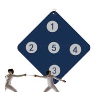 Fencing Target Practice - Wall Mounted Fencing Practice Target, Skill Improvement Tool for Home, Featuring Five Suitable for Child and Adult Fencers, Training Aid