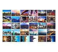 Fendawn Strive Cartoline artistiche retrò con paesaggi di viaggio, 30 pezzi, America