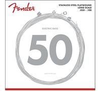 Fender 073-9050-405 Corde per basso in acciaio inossidabile 9050, acciaio piatto
