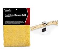 Fender 099-0524-000 Panno in microfibra double face super morbido & 099-0521-100 Pulitore per Corde per Chitarra Speed Slick