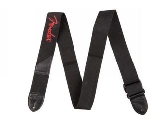 Fender 099-0662-015 Black/Red Tracolla Tessuto