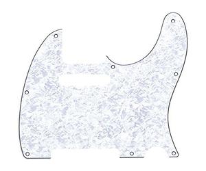 Fender 099 - 2150 - 000 da 4 Ply White Pearl 8 Hole Mount Telecaster Battipenna