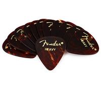 Fender 198-0351-900 351 Shape Classic Picks - Guscio di tartaruga - Pesante - Confezione da 12 conteggi