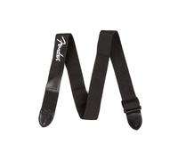 Fender 2" Black Poly Strap w/ White Fender Logo