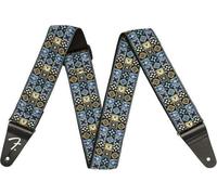 Fender, Festival, Tracolla per chitarra, Tessuto d'ispirazione vintage, Mosaico blu