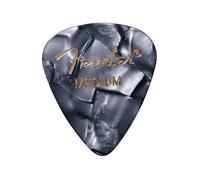 Fender Accessories - Plettri per chitarra, Moto Style, confezione da 12 M Nero