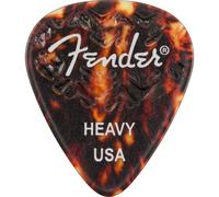 Fender 351 Grip Tortoise Shell Picks Heavy