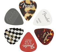 Fender© "351 Material Medley" Plettri per Chitarra e Basso - Materiali e colori vari - Heavy - Set di 6