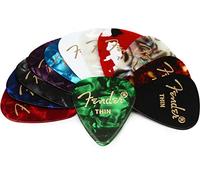 Fender 351, Plettri in Celluloide per Chitarra e Basso, Colori vari, da 12 pezzi