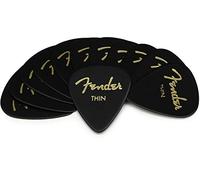 Fender® »351 SHAPE CLASSIC PICKS« Plettri in celluloide - Forma: 351-12 Pezzi - Thin - Colore: Nero
