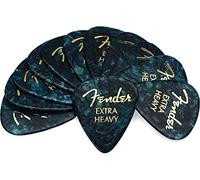 Fender® »351 SHAPE CLASSIC PICKS« Plettri in celluloide - Forma: 351-12 Pezzi - X-Heavy - Colore: Ocean Moto