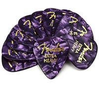 Fender® »351 SHAPE CLASSIC PICKS« Plettri in celluloide - Forma: 351-12 Pezzi - X-Heavy - Colore: Purple Moto