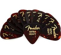 Fender® »351 SHAPE CLASSIC PICKS« Plettri in celluloide - Forma: 351-12 Pezzi - X-Heavy - Colore: Tortoise
