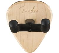 Fender 351 Supporto Chitarra da Parete in Legno di Acero | Appendichitarra da muro design 351, legno acero, per chitarra elettrica & acustica, installazione semplice, stile vintage