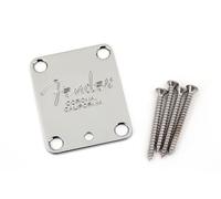 Placca Manico Genuine Fender Corona California Incollatura Targa Tilt Cromate