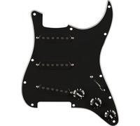 Fender '65 Strat Pre-Wired Pickguard Black - Single Coil Pickguard per chitarre