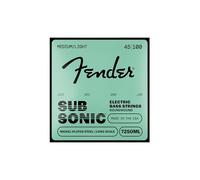 Fender 7250ML Set Corde Basso Elettrico Nickel Plated, 045-100 | Set corde basso elettrico, calibro 045-100, nickel plated, suono brillante, per principianti e professionisti